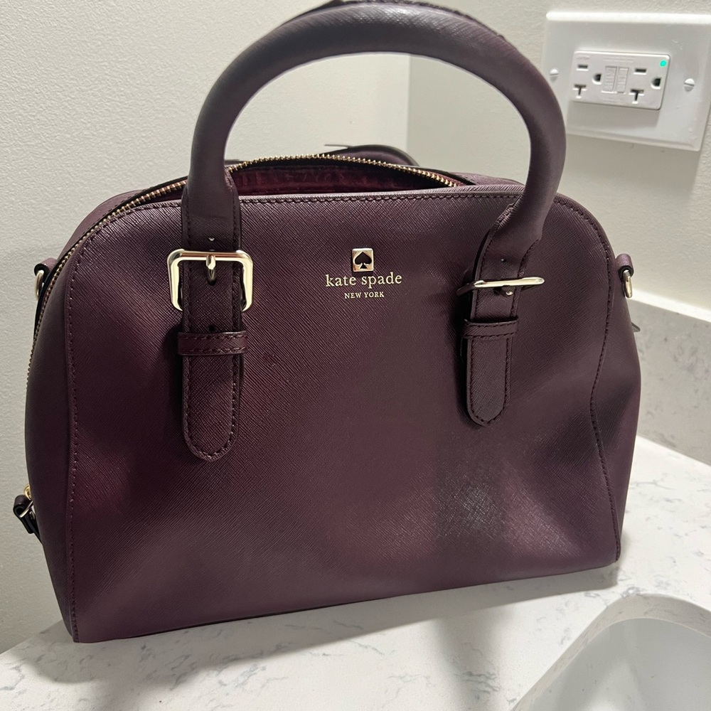 Purple Kate Spade purse